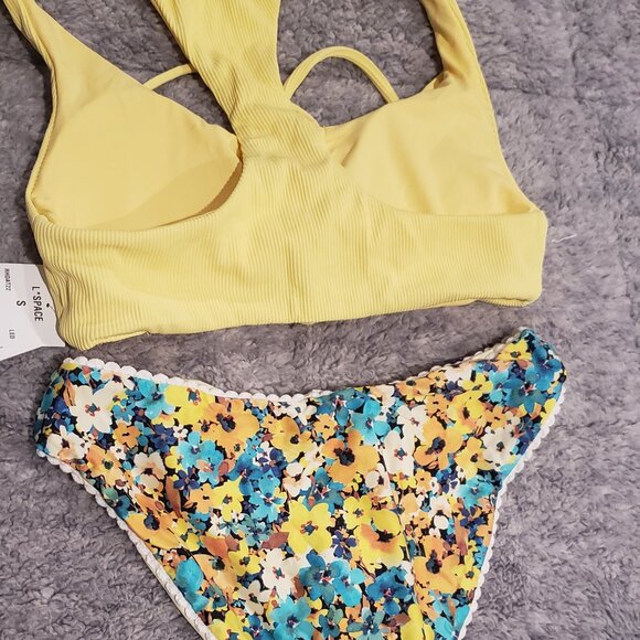 New l*space Mix&Match Bikini Set: Dax Top & Sol Classic Daisy Bottom Size Small - Picture 14 of 14
